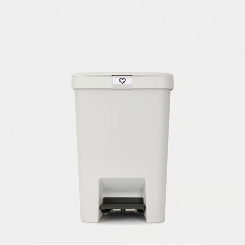 BRABANTIA atkritumu tvertne ar pedāli StepUp,25 l, Light Grey - 800207 image 1