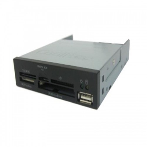 Внутренний кардридер CoolBox CRCOOCR4002L USB 2.0 Чёрный Серый image 1