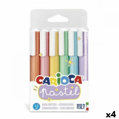 Набор маркеров Carioca Разноцветный 6 Предметы Пирог (4 штук) image 1