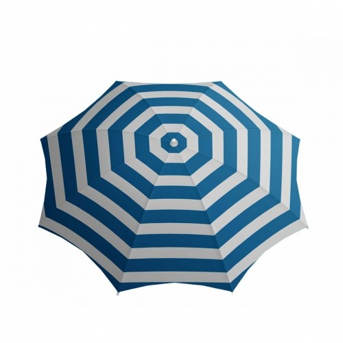 Bigbuy Garden Пляжный зонт Лучи Белый/Синий Ø 220 cm image 1