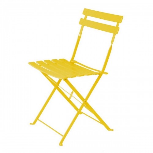 Garden chair Sira Mustard Steel 41 x 46 x 80 cm (2 Units) image 1