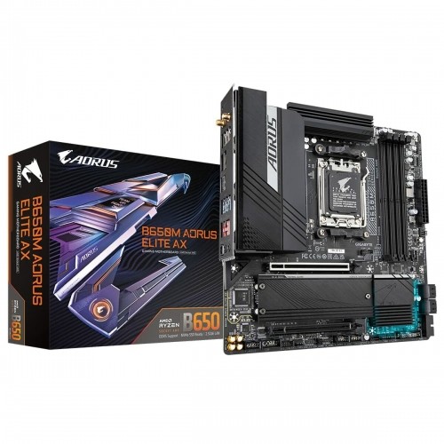 Mātesplate Gigabyte B650M AORUS ELITE AX Intel Wi-Fi 6 AMD AM5 image 1