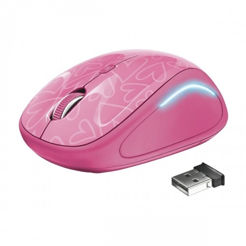 Wireless Mouse Trust Yvi FX Pink image 1