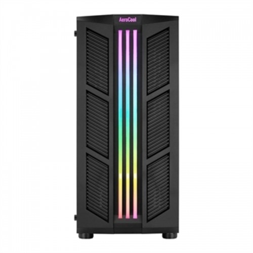 Micro ATX/ATX/ ITX Midtower Korpuss Aerocool Prime RGB Melns image 1