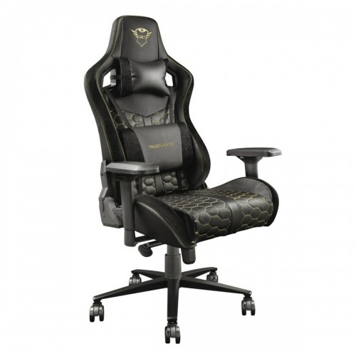 Gaming Chair Trust GXT 712 Resto Pro Yellow Black image 1