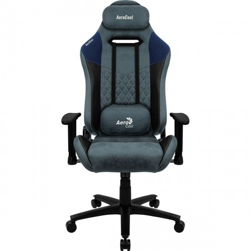 Spēļu Krēsls Aerocool DUKE AeroSuede 180º Zils Melns/Zils image 1