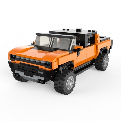 RASTAR 1:30 assemble car model Hummer EV, assort., orange/yellow, 454 parts, 93700 image 1