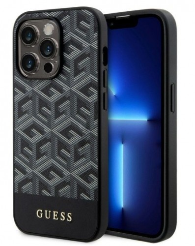 Guess  
       Apple  
       iPhone 15 Pro Max Cube MagSafe Case 
     Black image 1