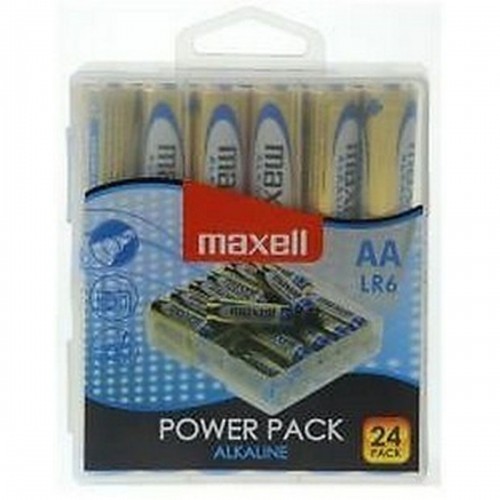 Batteries Maxell LR6 AA 1,5 V AA (24 Units) image 1