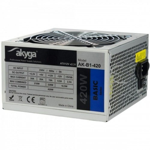 Strāvas padeve Akyga AK-B1-420 420 W ATX RoHS CE REACH image 1