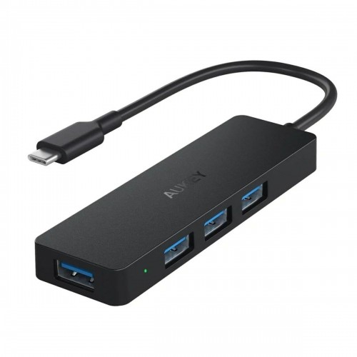 USB Hub Aukey CBC64 Black image 1