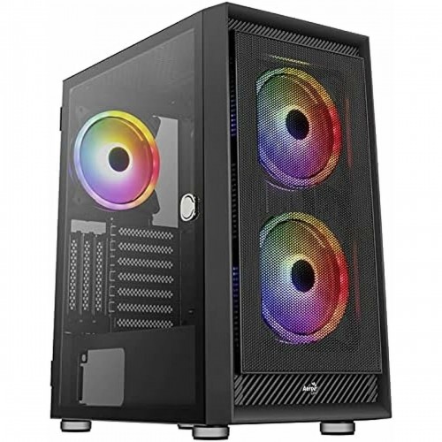 Блок полубашня ATX Galileo Aerocool PGS Graphite-G-BK-v2 FRGB Чёрный image 1