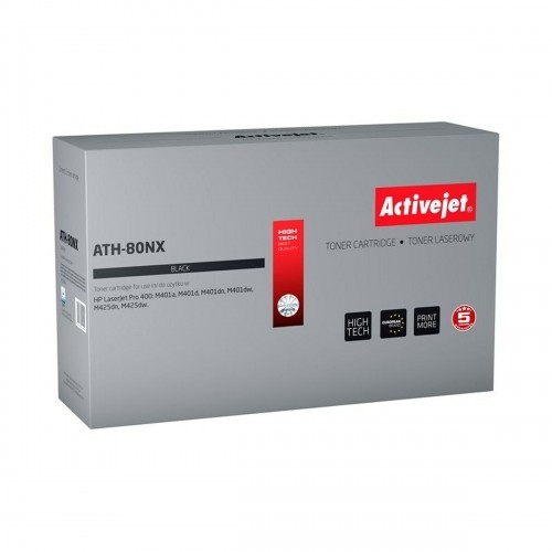 Toner Activejet ATH-80NX Black image 1