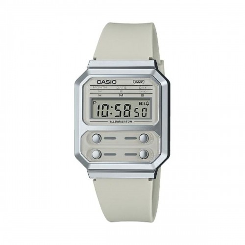 Unisex Watch Casio F100 TRIBUTE - CREAM WHITE (Ø 40 mm) image 1