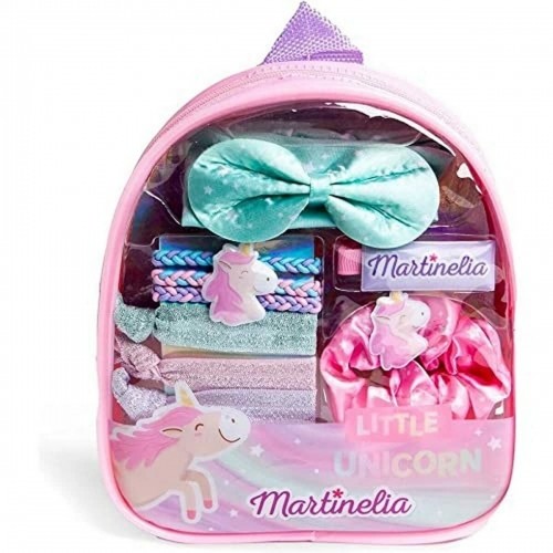 Children's Backpack with Hair Accessories Martinelia Little Unicorn image 1