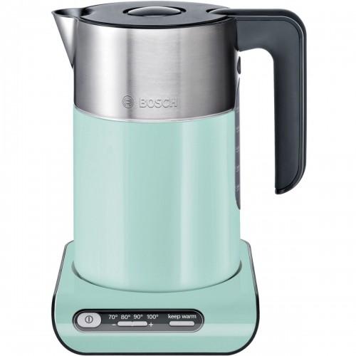 Teapot BOSCH TWK8612P Stainless steel Plastic Plastic/Stainless steel Black Grey Turquoise 1,5 L image 1