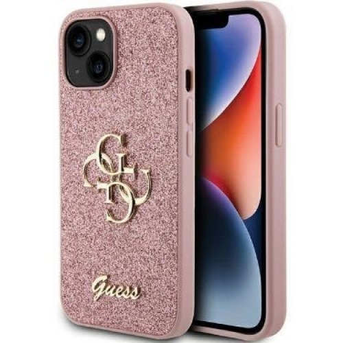 Guess  
       Apple  
       iPhone 15 HC FIXED GLITTER BIG 4G 
     Pink image 1