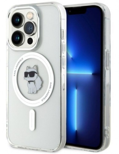Karl Lagerfeld  
       Apple  
       iPhone 15 Pro IML Choupette MagSafe Case 
     Transparent image 1