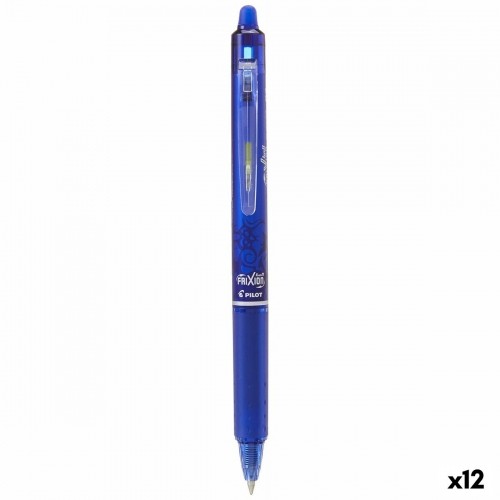 Ручка с жидкими чернилами Pilot Frixion Clicker Синий 0,4 mm (12 штук) image 1