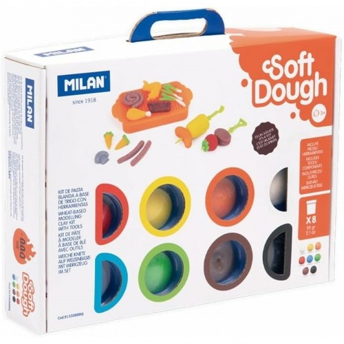 Modelējoša pasta Milan Soft Dough BBq Daudzkrāsains image 1