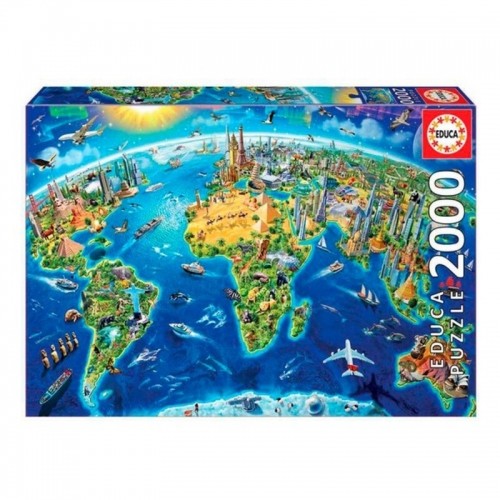 Puzzle Educa World Symbols 17129.0 2000 Pieces image 1