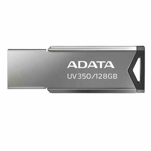 USB stick Adata UV350 128 GB Keychain Silver Black 128 GB image 1