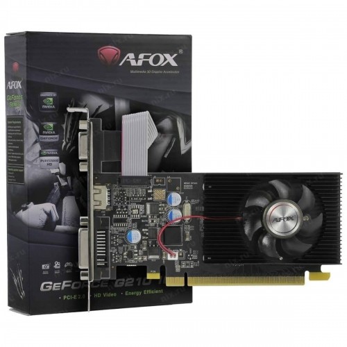 Grafikas Karte Afox AF210-1024D2LG2 1 GB RAM GEFORCE G210 image 1