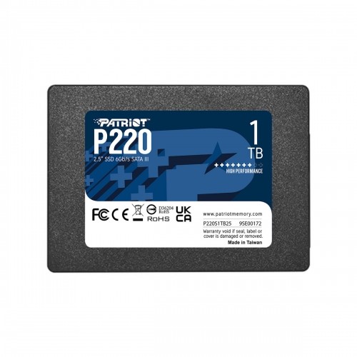 Жесткий диск Patriot Memory P220 1 TB SSD image 1