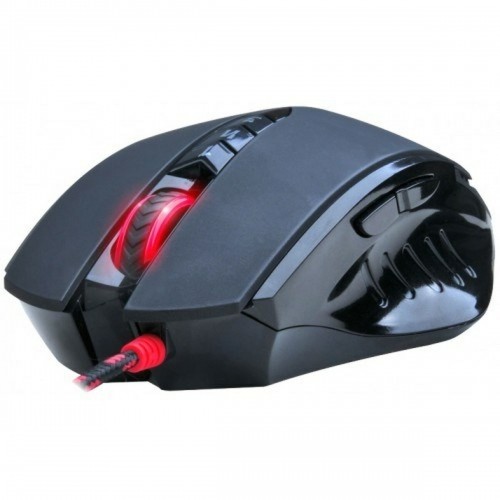 Optical mouse A4 Tech V8M Black/Red 3200 DPI image 1