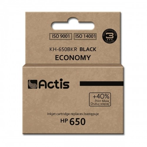Картридж с оригинальными чернилами Actis KH-650BKR Чёрный image 1