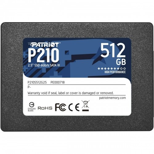 Cietais Disks Patriot Memory P210 512 GB SSD image 1