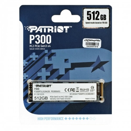 Жесткий диск Patriot Memory P300P512GM28 512 Гб SSD image 1