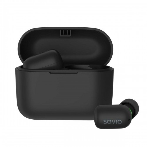 In-ear Bluetooth Headphones Savio TWS-09 Black image 1