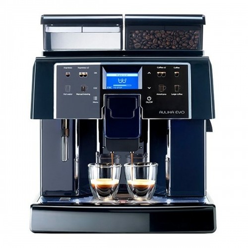 Superautomatic Coffee Maker Eldom Aulika EVO Blue Black Black/Blue 1400 W 2 Cups image 1