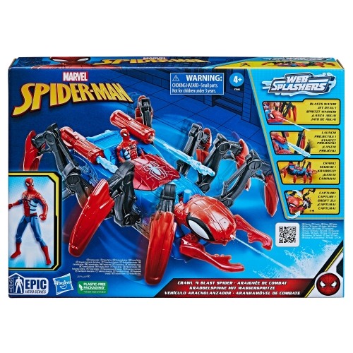 SPIDER-MAN Rotaļu komplekts Crawl N Blast zirneklis image 1