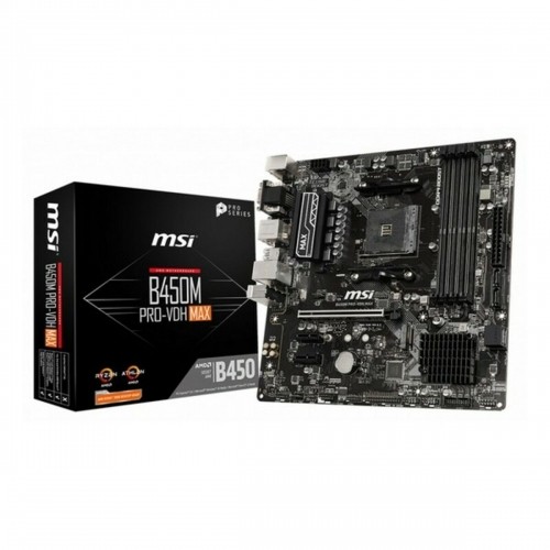 Motherboard MSI 7A38-043R mATX AM4 AMD AM4 AMD B450 AMD image 1