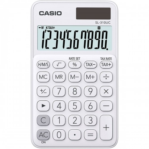 Калькулятор Casio SL-310UC-WE Белый Пластик 7 x 0,8 x 11,8 cm image 1
