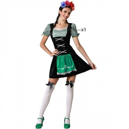 Costume for Adults Black German Waitress image 1