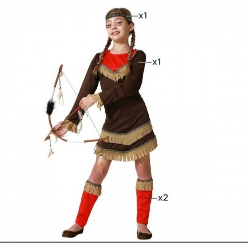 Costume for Children Red Indian Woman image 1