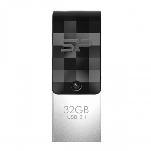 USB stick Silicon Power Mobile C31 Black/Silver 32 GB image 1