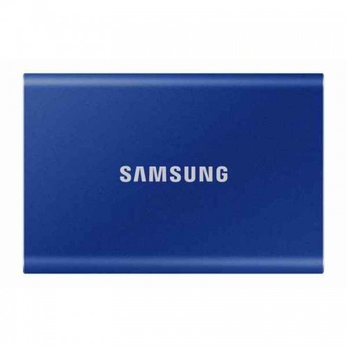 Ārējais cietais disks Samsung Portable SSD T7 Zils 500 GB SSD image 1