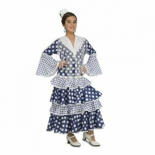 Costume for Adults My Other Me Solea Flamenco Dancer Blue image 1
