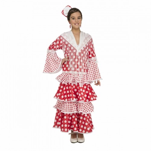 Costume for Adults My Other Me Rocio Red Flamenco Dancer (1 Piece) image 1