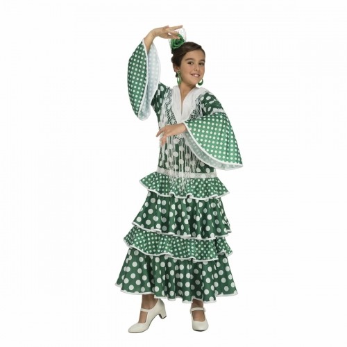 Costume for Children My Other Me Giralda Flamenco Dancer Green image 1