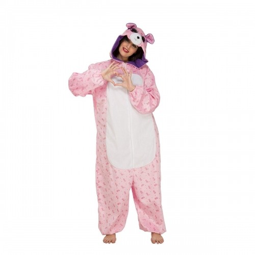 Costume for Adults My Other Me Big Eyes Teddy Bear Pink image 1