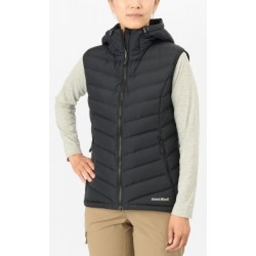 Mont-bell Veste W HIGHLAND Hooded Vest M Black image 1