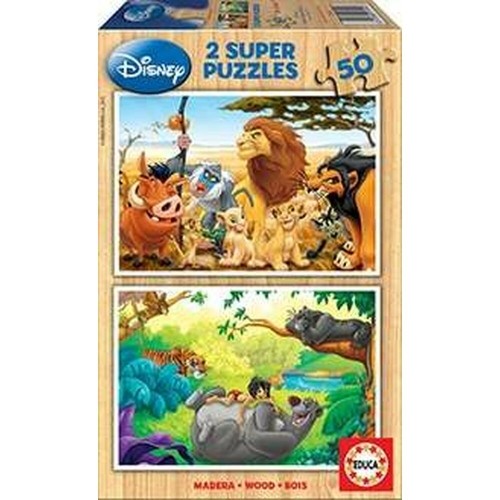 Головоломка Educa DISNEY 100 Предметы (2x50 cm) image 1