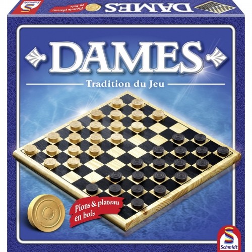 Checkers Pieces Schmidt Spiele Ladies wood tradition image 1