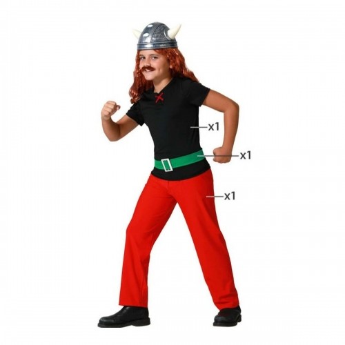 Costume for Children Red Male Viking image 1