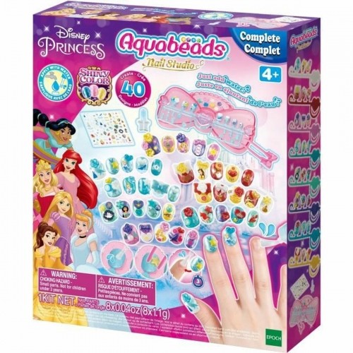 футляр Aquabeads The Disney Princesses Manicure Box 1 Предметы 40 Предметы image 1
